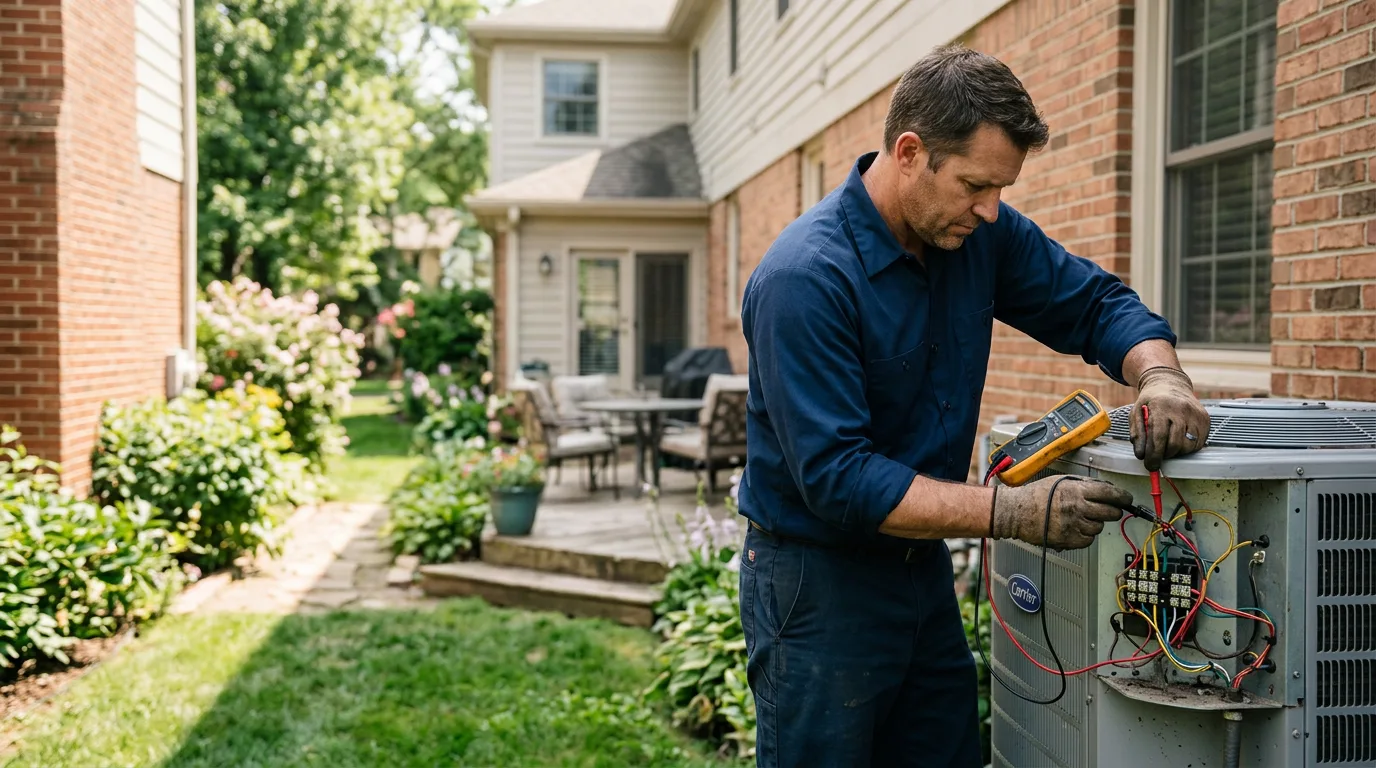 HVAC technician working near Clarks, LA